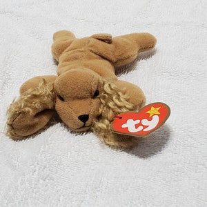 Ty Teenie Beanie Babies McDonald&#39;s 1999 Happy Meal Promotion - Spunky the Cocker Spaniel Bag #4