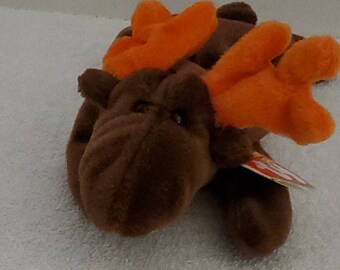 RARE TY 1993 Beanie Baby Chocolate the Moose - Etsy