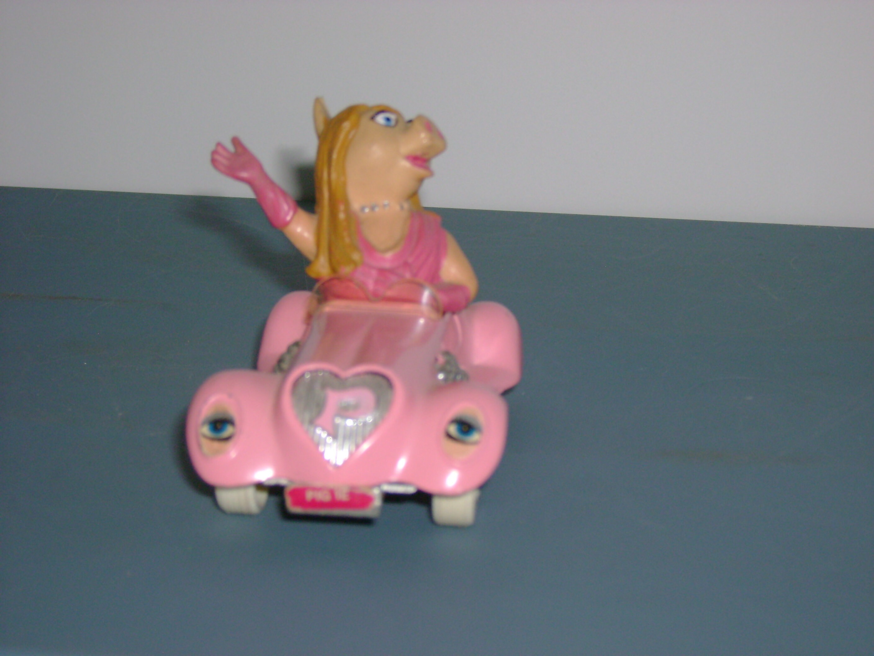 Vintage Miss Piggy Convertible Collectible Toy Car by Corgi. A 
