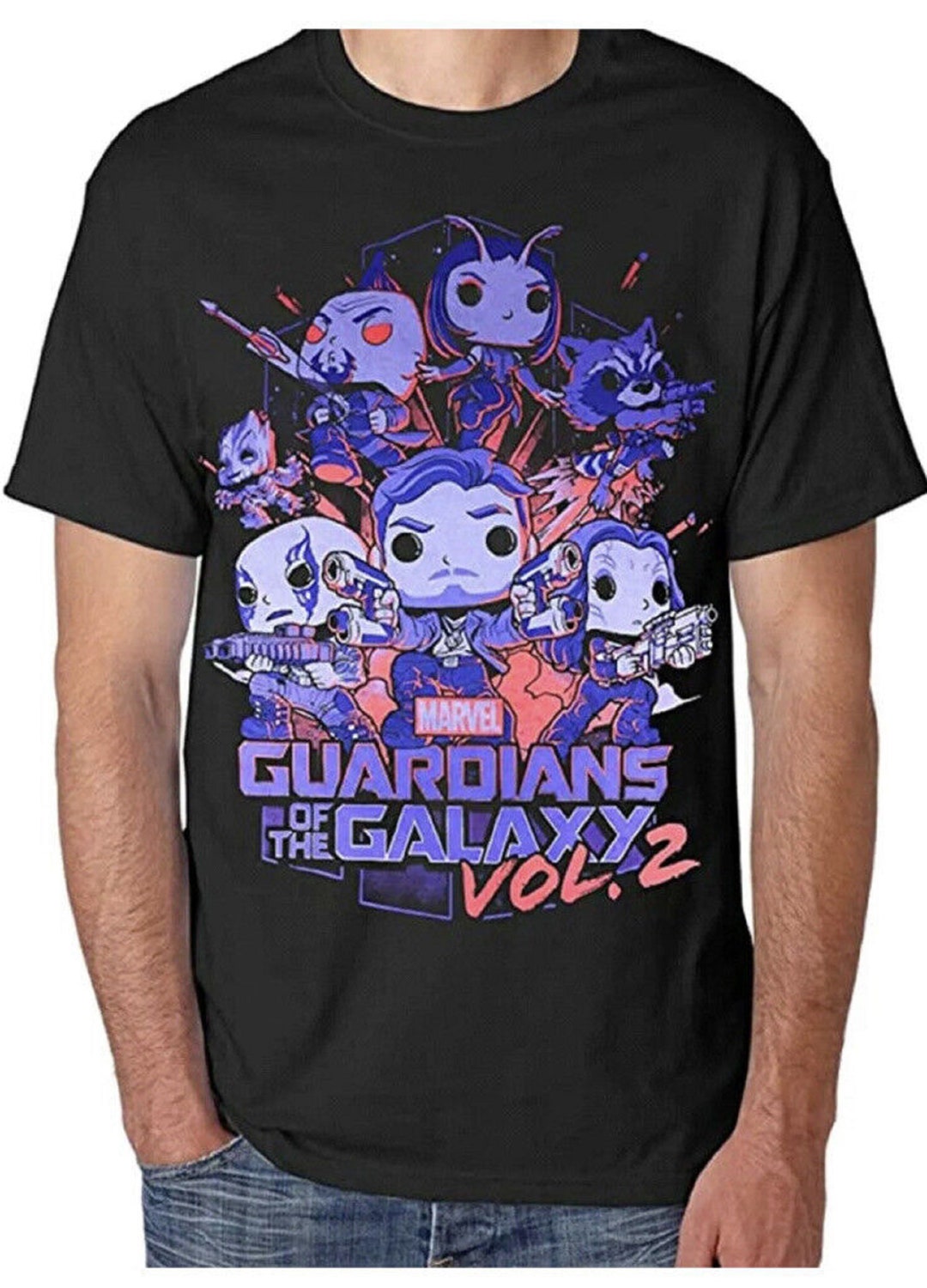 Marvel Collector Corps Guardians of the Galaxy Vol 2 Tshirt Etsy