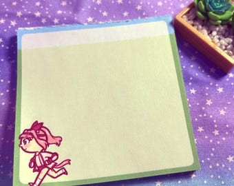 Running Horse Girl Memo Pad