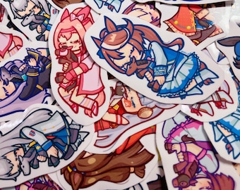Sleepy Horse Girl Stickers (Umamusume)