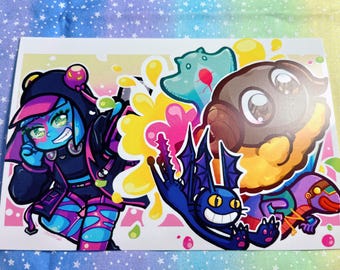 Sugar Riot's Colorful Explosion Art Print (FFXIV)