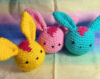 FFXIV Carbuncle Bean Crochet Amigurumi