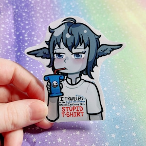 ファイナルファンタジー14 FFXIV 宇宙の果てまで旅したメテイオンステッカー