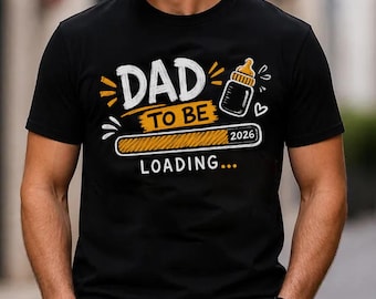 Camiseta personalizada para futuro papá, camiseta divertida para anunciar el embarazo, regalo para el Día del Padre, camiseta gráfica para padre primerizo.