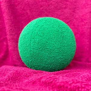Emerald Green New Boucle Ball Pillow,Teddy Ball Cushion,Best seller,Home Decor,modern minimalist