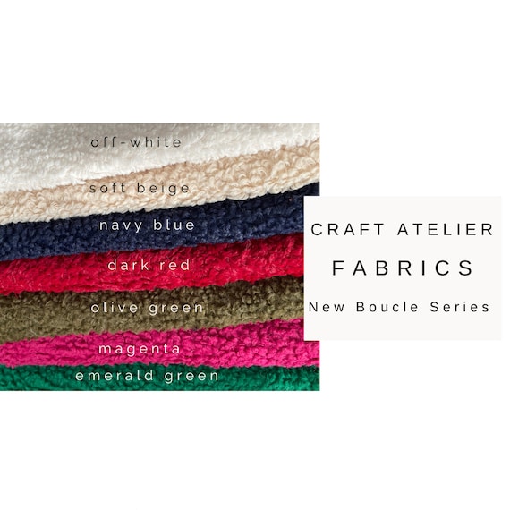 Boucle Fabric, Fabric sample for all fabrics on Shop, For Upholstery and Furniture, For Designer