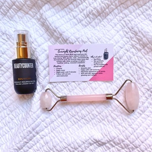Beautycounter voorbeeldtipkaart: Resurfacing Peel gedurende de nacht