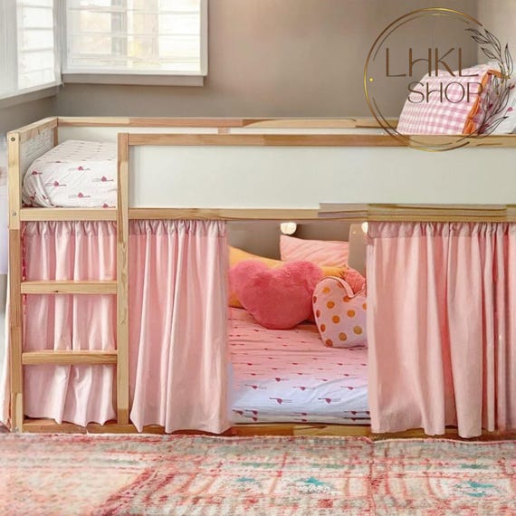 Ikea Kura Vorhang, Kura Vorhänge, Loft Bett Vorhänge, Ikea Kura Bett, Ikea Kura Etagenvorhang, Himmelbett Haus, Betthimmel, Wohnheim Bett Vorhänge