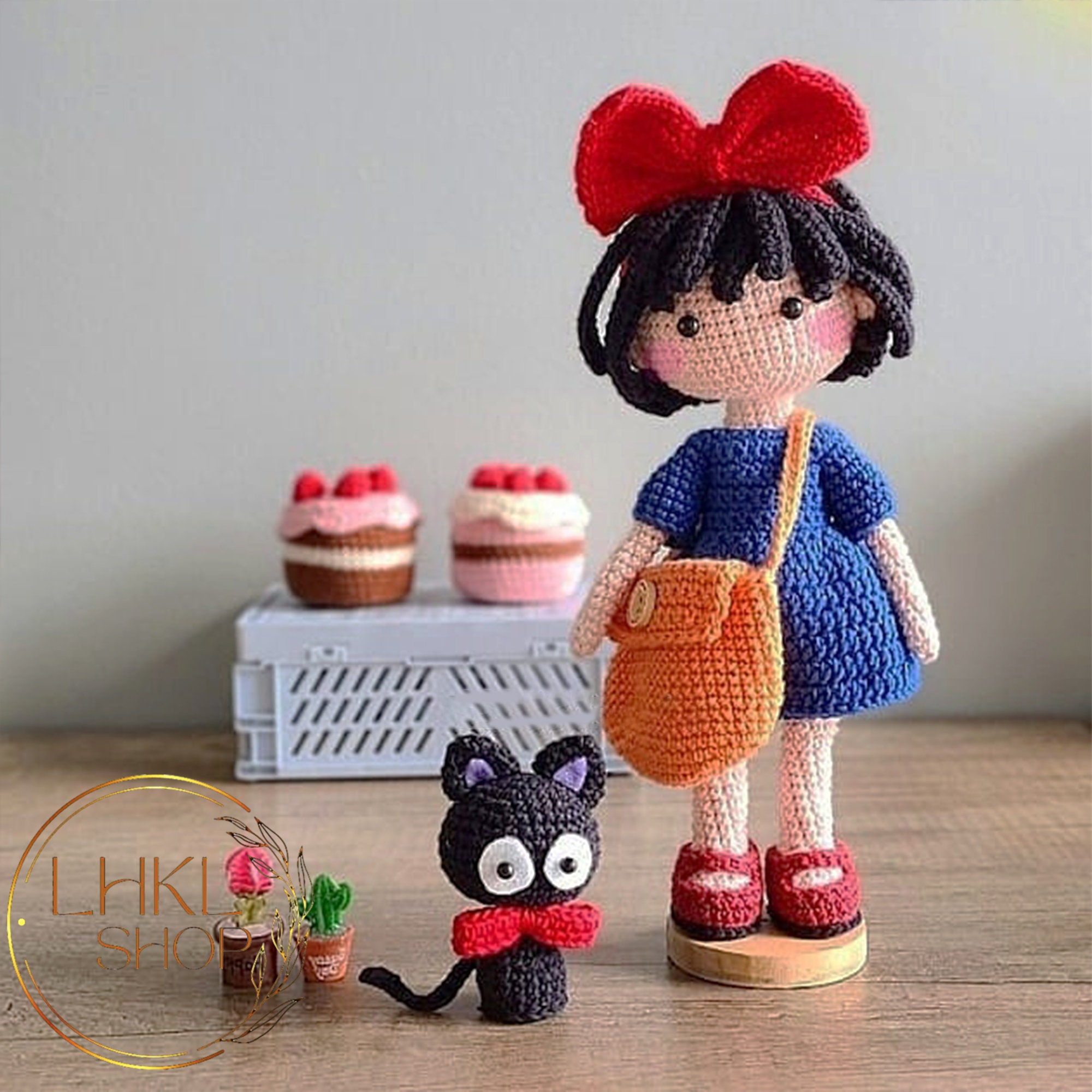 ドリカム風　あみぐるみ人形セット6体 ドリカム風 あみぐるみ人形セット6体