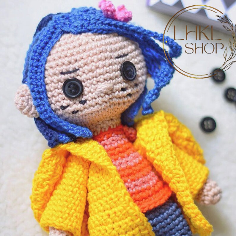 Borsa A Tracolla PLITI Con Frase Divertente Per Fan Di Coraline - It's Coraline Not Caroline - Borsa Piccola Impermeabile In Tela, Regalo Originale Per Amanti Del Film, Tracolla Regolabile Per Ogni Occasione