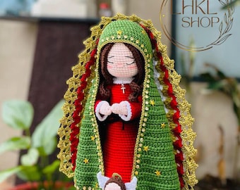Eca Amigurumi MuÃ±eca De Navidad Virgen Maria MuÃ±eca Muñeca De