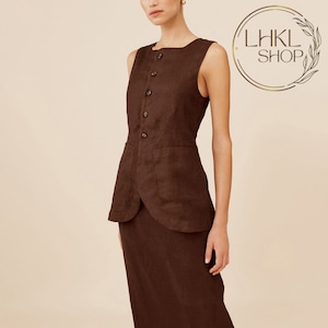 long flowy vest tops