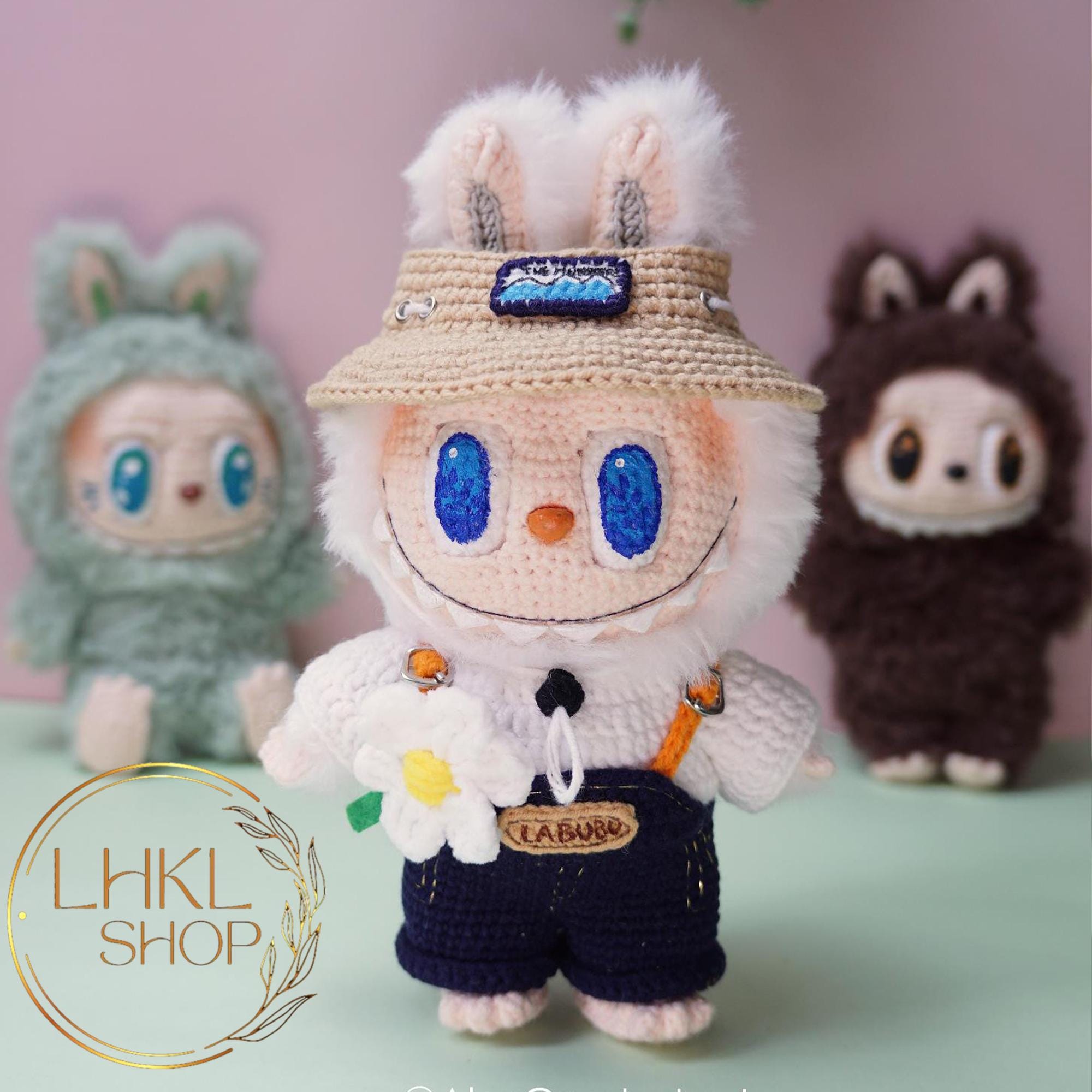 HAMKU Puppenkleidung Für 17cm Labubu - Kapibara Outfit Plüschfiguren Kleidung