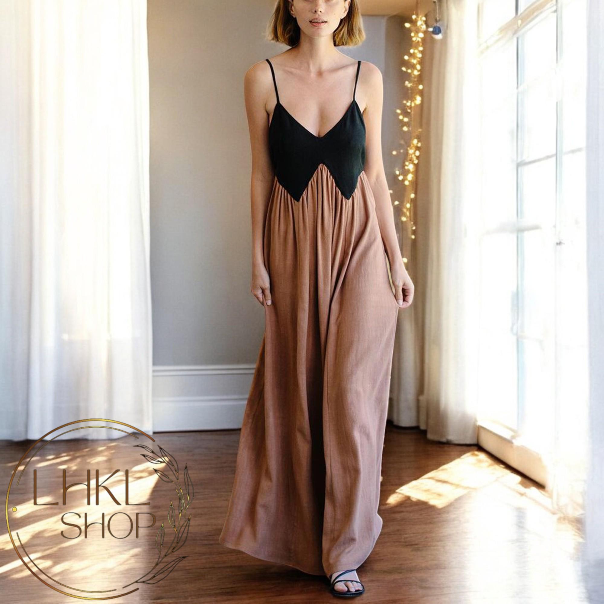 Linen Summer Dress, Women Sundress, Maxi Dress Women, Full Length Dress, Loose Linen Dress, Oversized Linen Dress, Sleeveless Boho Dress