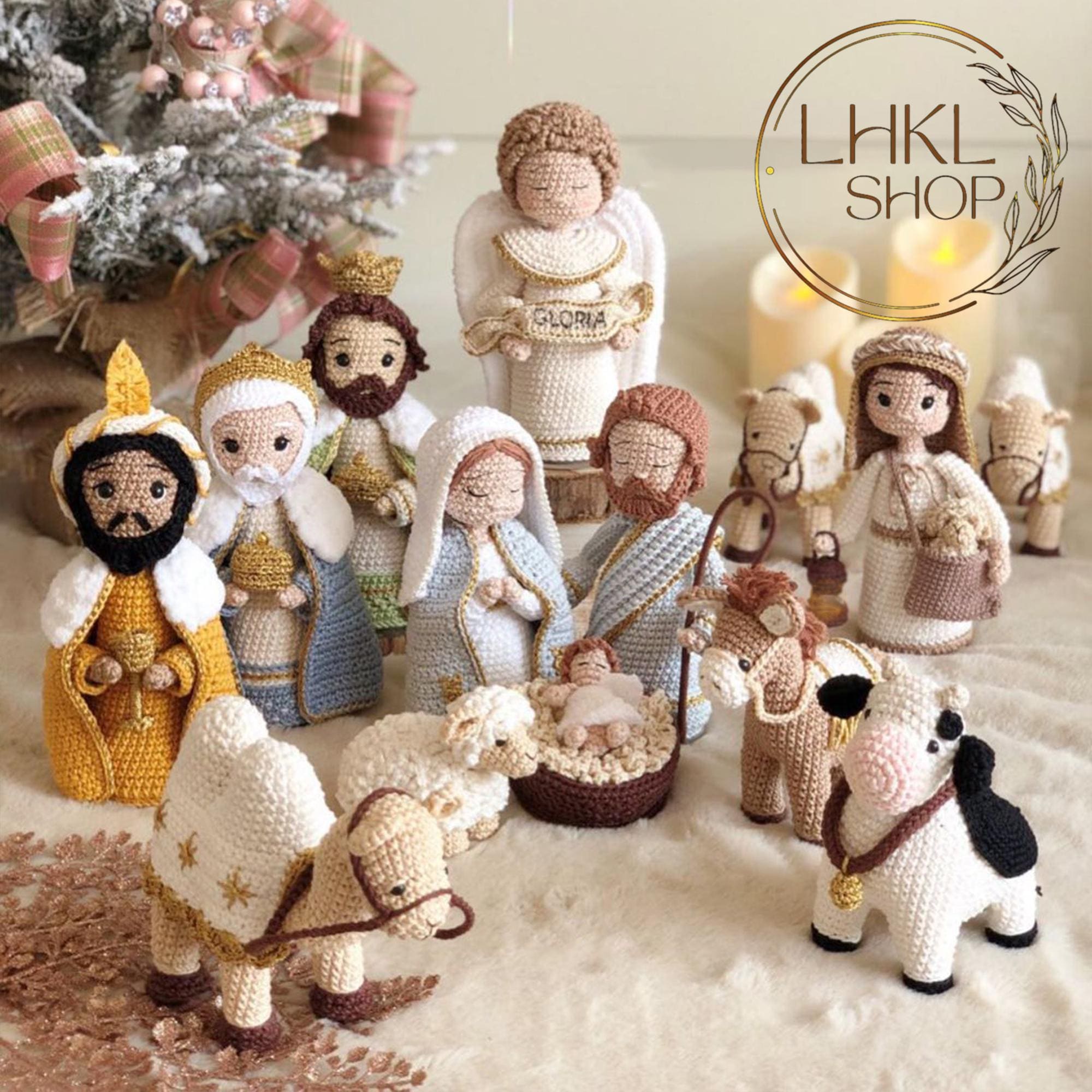 Nativity Scene Crochet, Blessed Mother Doll, Catholic Doll Nativity Scene Crochet, Blessed Mother Doll, Catholic Doll