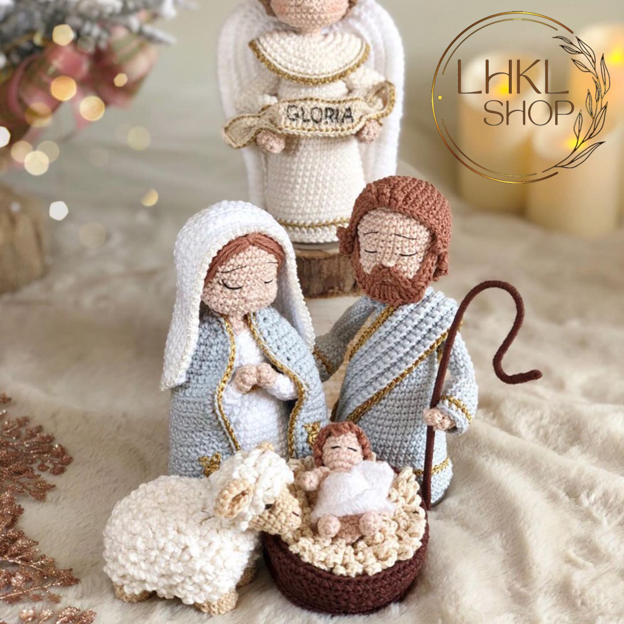 Mutter Maria Plüschpuppe Mit Jesuskind – Weiches Plüschtier, Cartoon-Design, Religiöses Geschenk Für Ostern & Weihnachten, Für Kinder