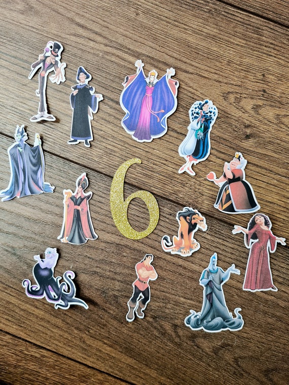 Villain Cake/ Cupcake Toppers Etsy
