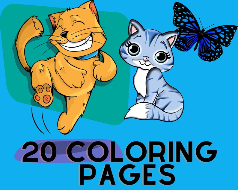 animals coloring pages printable pages for kids fun learn etsy