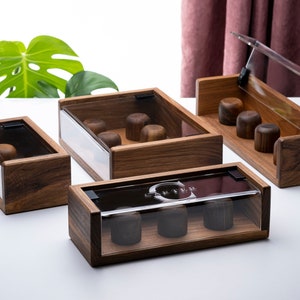 Handmade Walnut Watch Box for Women: Personalized Watch Case