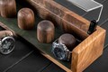 Handmade Walnut Watch Box, Personalized Watch Box for Men, Mens Jewelry Box (2-3-4-6-8 Watch Holders), Watch Holder with Drawer (6-8-10)