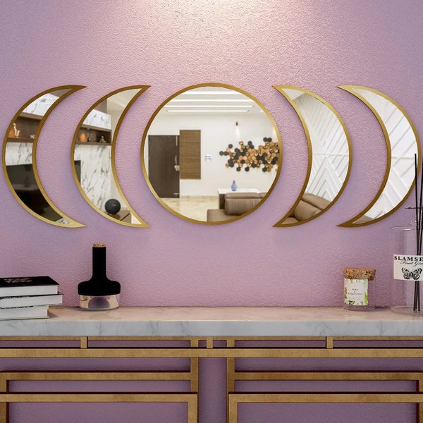 Moon Mirror - Etsy