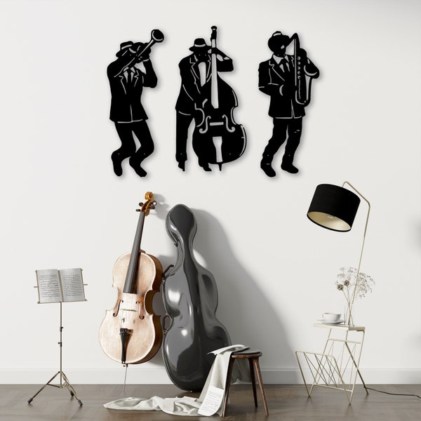 Jazz Metal Wall Art Etsy