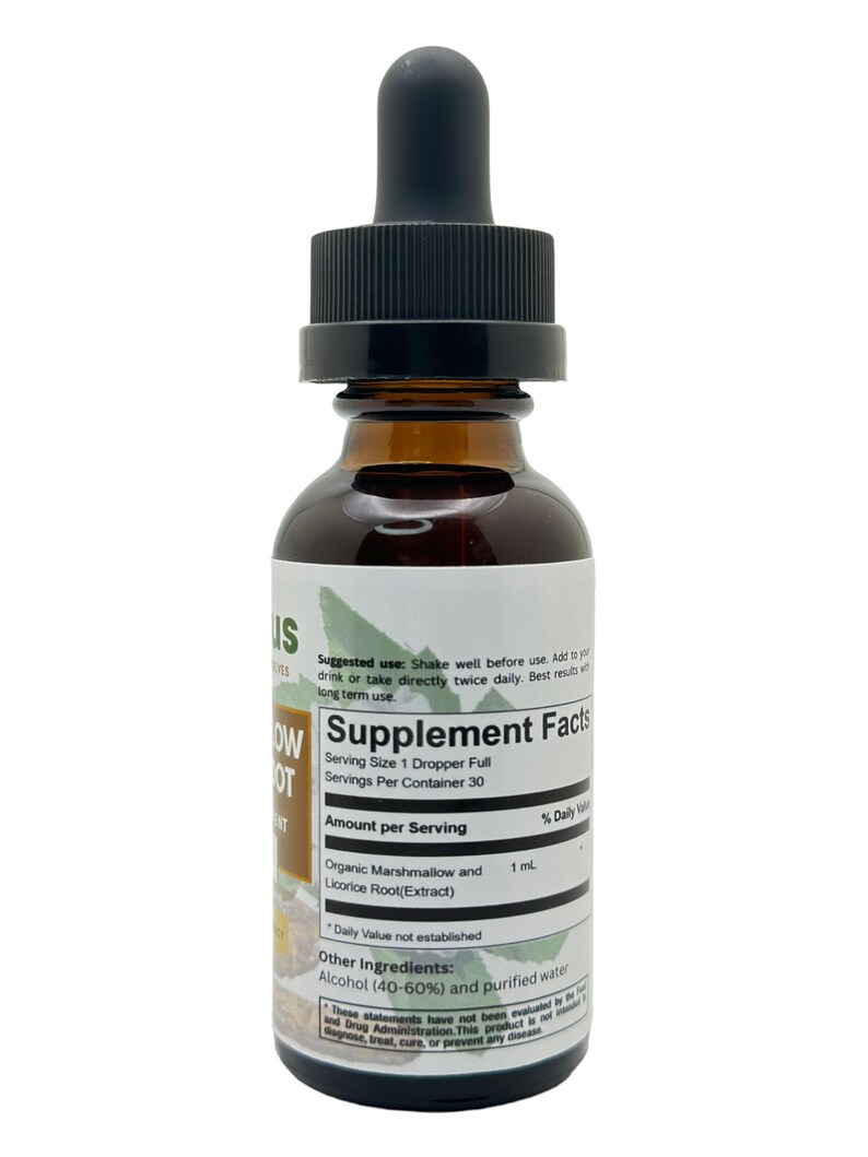 Marshmallow & Licorice Root Tincture Etsy