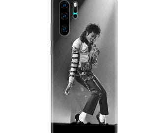Michael Jackson Touch Phone Case, Liquid Silicone Stylish Huawei & Oppo Cover, 90s Gift
