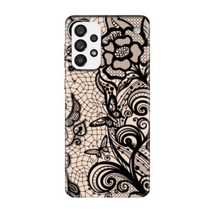 Pink Samsung Galaxy Geometric Butterfly Case/Unique Touch Liquid Silicone Phone Cover/Birthday Gift