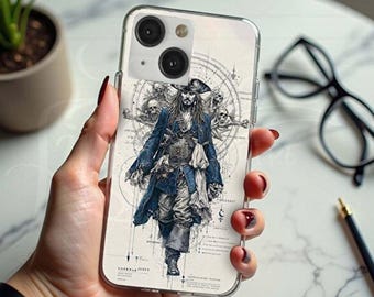 Jack Sparrow iPhone Case/Unique Liquid Silicone Touch Xiaomi Redmi Phone Cover/Birthday Gift