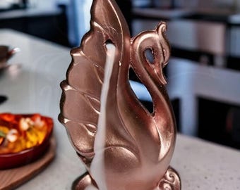 Backflow Swan Incense Holder & Unique Ceramic Trinket/Stylish Waterfall Bird Incense Burner/Birthday Gift