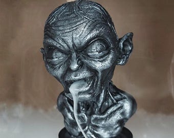 Unique Gollum İncense Holder/Lord of the Rings Gift Statue/Stylish Smeagol Trinket