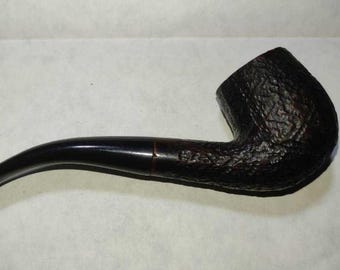 Antique Bruyere Garantie Bent Billiard Pipe/Unique Rare Rustic German Hunter Pipe/Birthday Present