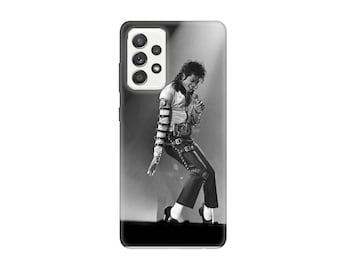 Michael Jackson Samsung Galaxy Case/Unique Liquid Silicone Touch Phone Cover/90s Birthday Gift