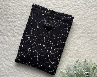 Constellation Kindle Tasche, Sterne und Celestial Kindle Hülle, gepolsterte Kindle Tasche mit Knopfverschluss, Kindle Paperwhite Hülle, Kindle Oasis