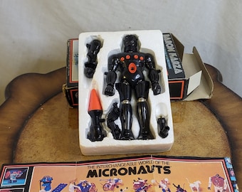 Vintage Mego Micronauts Baron Karza With Box