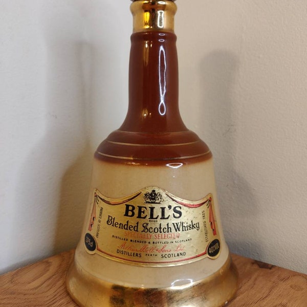Bells Whisky Bottle Etsy