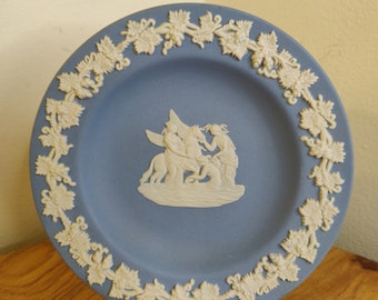 Wedgwood Jasperware Blue Miniature Plate