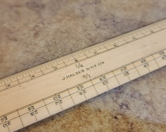 Vintage J.Halden & Co LTD Ruler