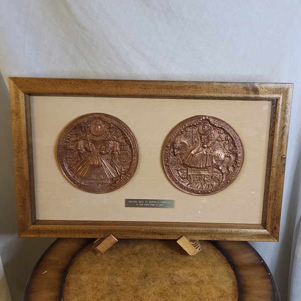 Vintage reproduction Second Seal Of Queen Elizabeth I