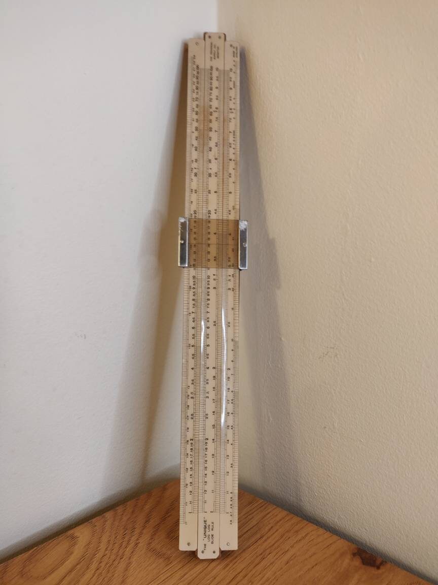 UNIQUE LOG LOG Slide Rule Etsy