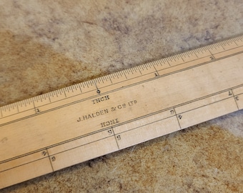 Vintage J.Halden & Co LTD Ruler