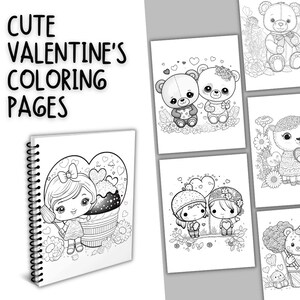 Valentines coloring pages, printable art, love coloring pages, art book, coloring pages, valentines day art pages, fun coloring book