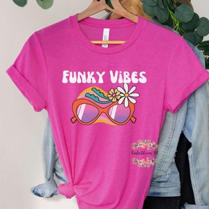 Funky Vibes Disco Shirt: Retro Graphic Tee