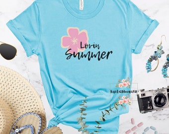 Camiseta de verano amorosa: Bella+Canvas Unisex Tee