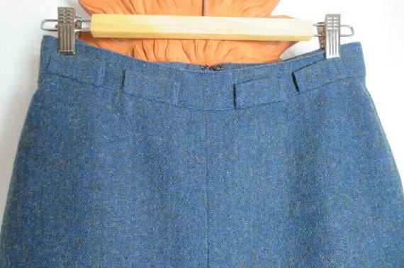 80s iBlues di MAX MARA Wool Skirt High Waist Jean… - image 6