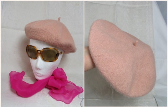 Béret En Laine Pour Femme Lafefe - Taille Unique, Rose - Style Français Classique - Pour Automne/hiver