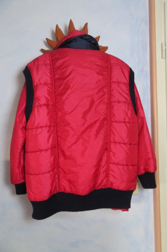 Raspberry Red Vibrant Puffer Ellesse Ski Jacket p… - image 7